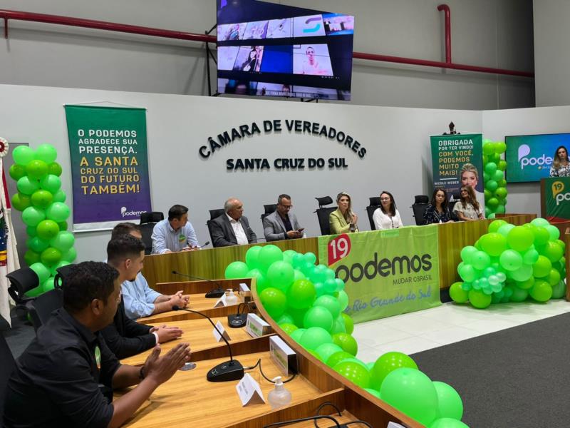 Podemos realiza evento de confraternização e pode ter candidato ao Executivo em 2024