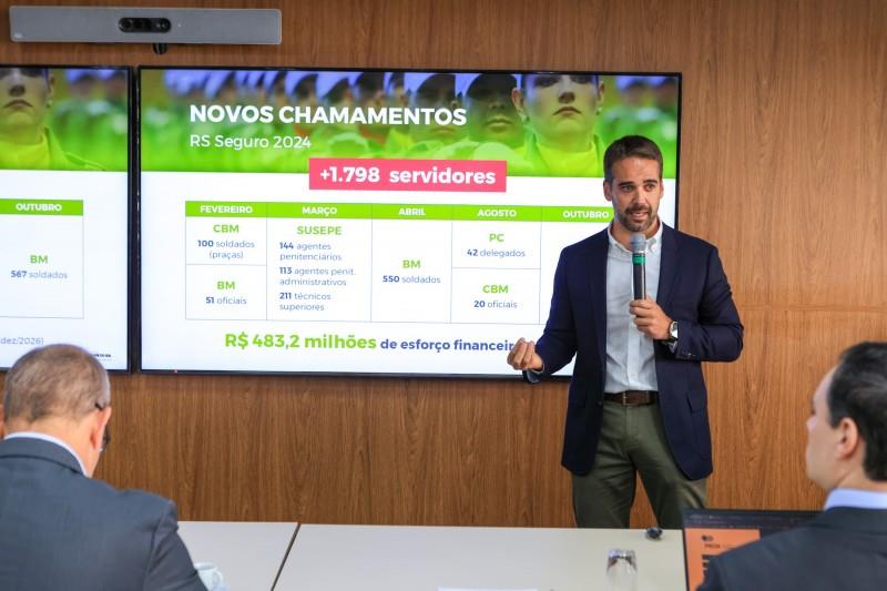 Quase 1,8 mil servidores devem ser chamados para atuarem na segurança pública do Rio Grande do Sul