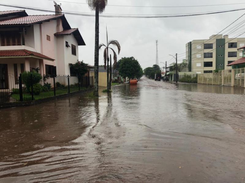 Chuva causa alagamentos em Venâncio Aires