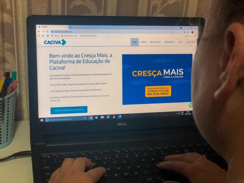 Caciva lança plataforma com mais de 80 cursos on-line