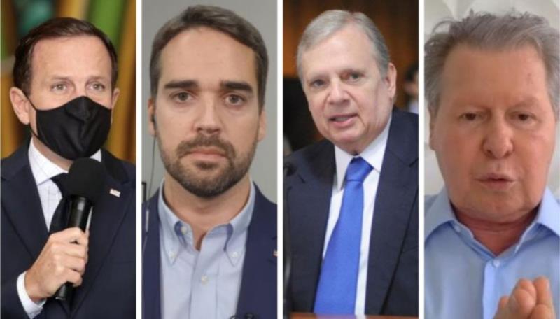 João Doria, Eduardo Leite, Tasso Jereissati e Arthur Neto vão disputar as prévias do PSDB