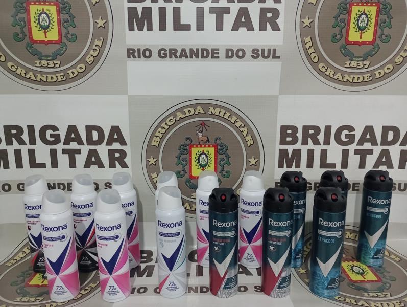 Homem com 34 antecedentes por furto é preso pela Brigada Militar