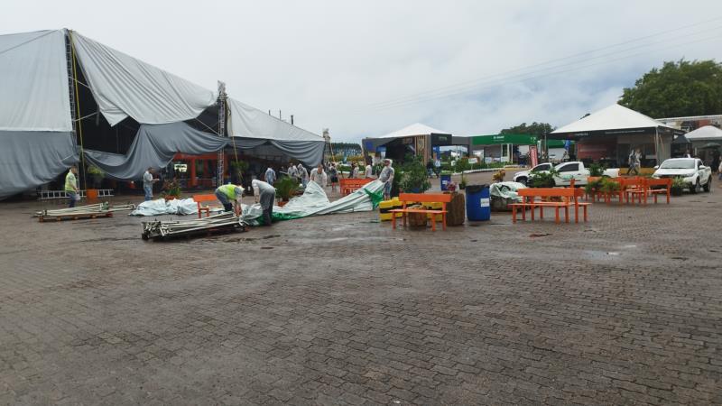 Expoagro Afubra tem programação suspensa após estragos com temporal