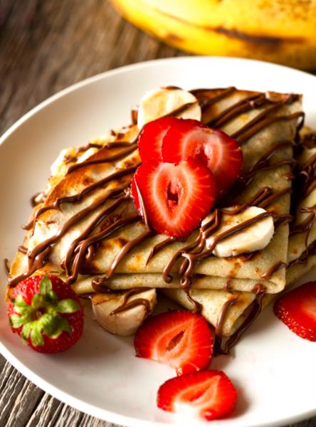 Crepe fácil de Nutella