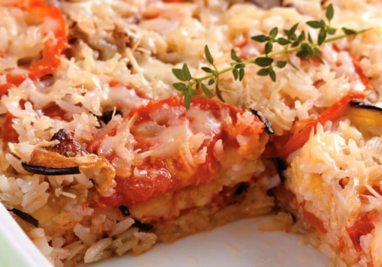 Arroz à parmegiana