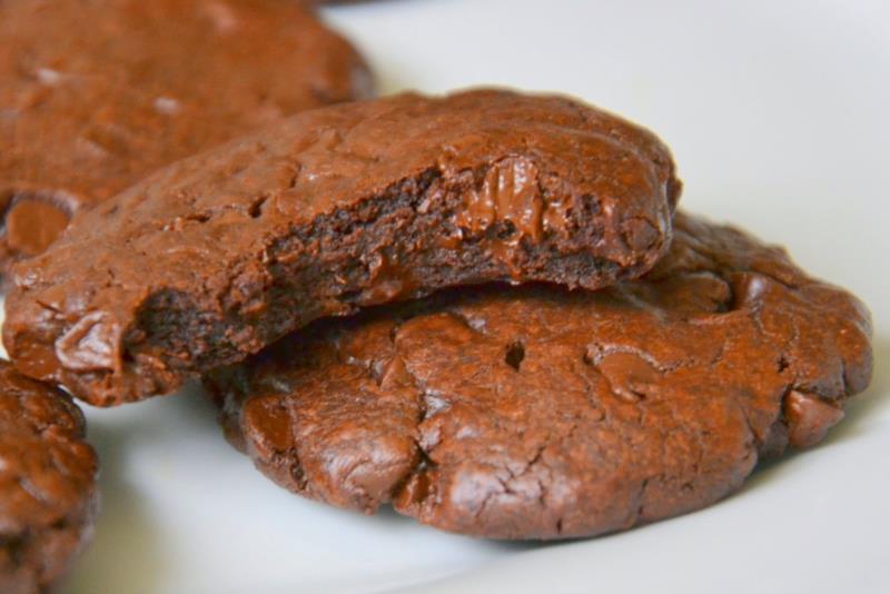 Biscoito amanteigado de chocolate