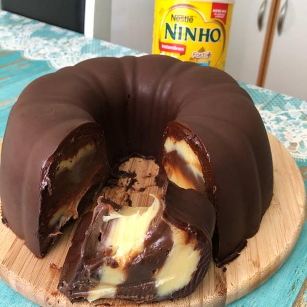 Bombom DUO com Brigadeiros fakes de Leite Ninho e Chocolate