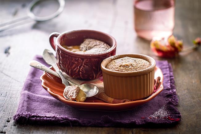 Bolinho quente de doce de leite