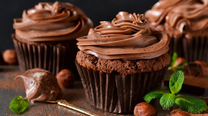 Cupcake fit de chocolate