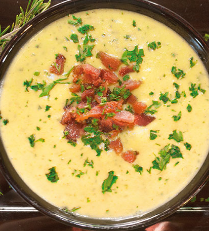 Sopa de Batata com Queijo