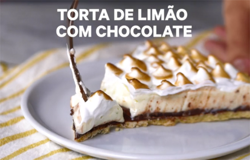 Torta de Limão com Chocolate