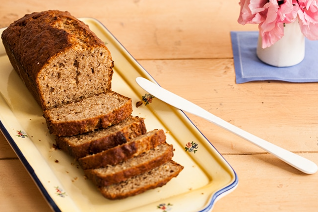 Bolo de Banana com Aveia