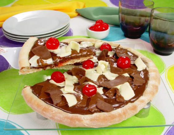 Pizza de Chocolate