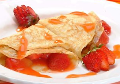 Crepe de morango