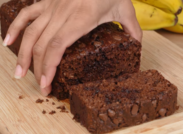 Bolo de Chocolate com Banana