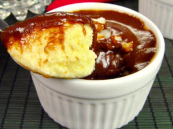 Crème brûlée com cobertura de Nutella®