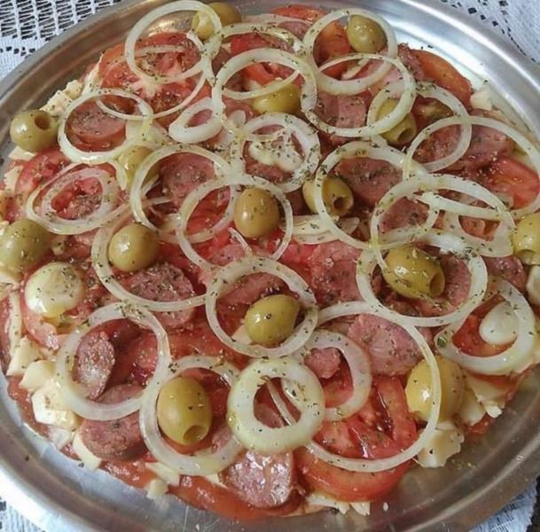 Pizza de Liquidificador