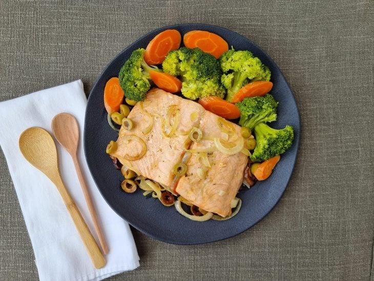 Salmão no forno