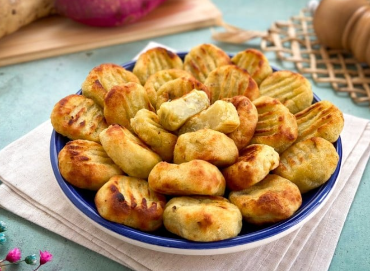 Bolinho de batata-doce na airfryer