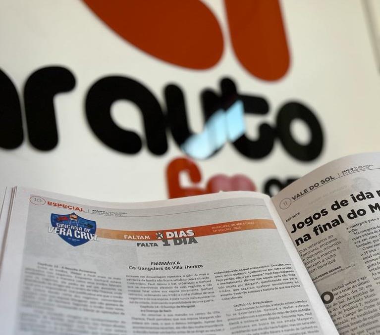 Quarta parte do enigma está na edição desta terça-feira do Jornal Arauto