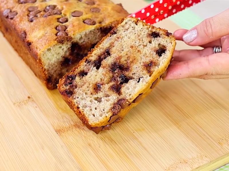 Pão de Banana e Chocolate