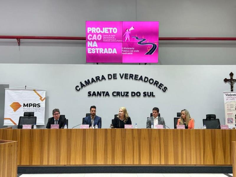 Santa Cruz recebe evento de capacitação para as redes de enfrentamento à violência contra a mulher