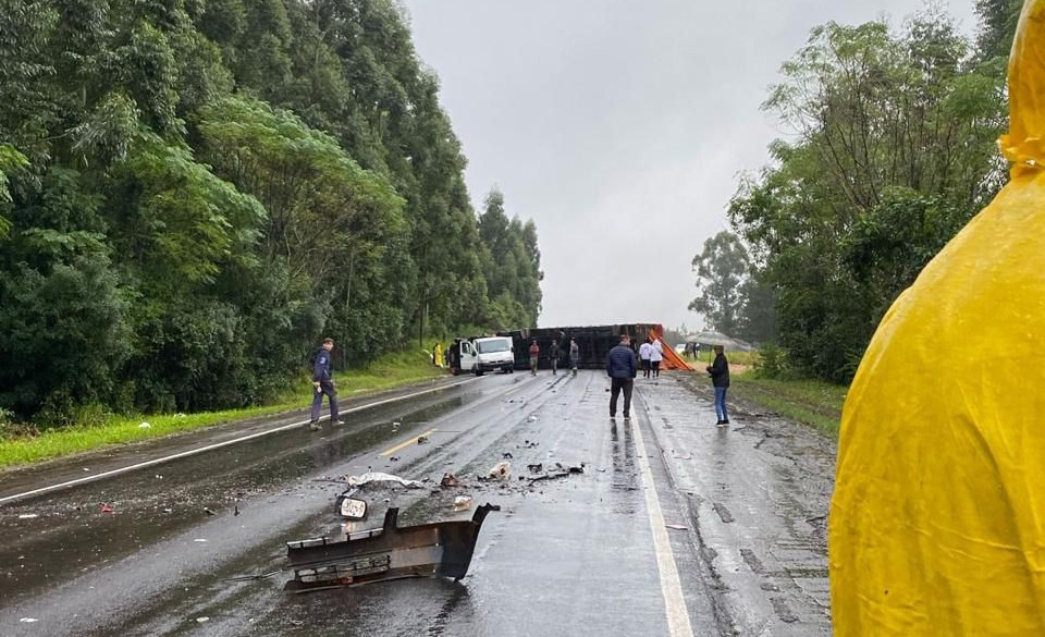 Idoso morre em acidente na BR-471 em Pantano Grande