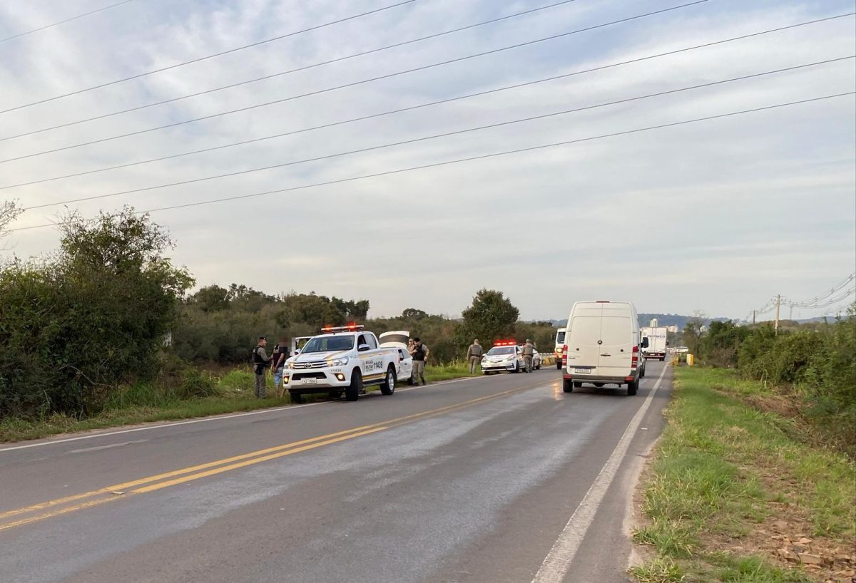 Motorista foge de abordagem da Brigada Militar e é parado na ERS-409