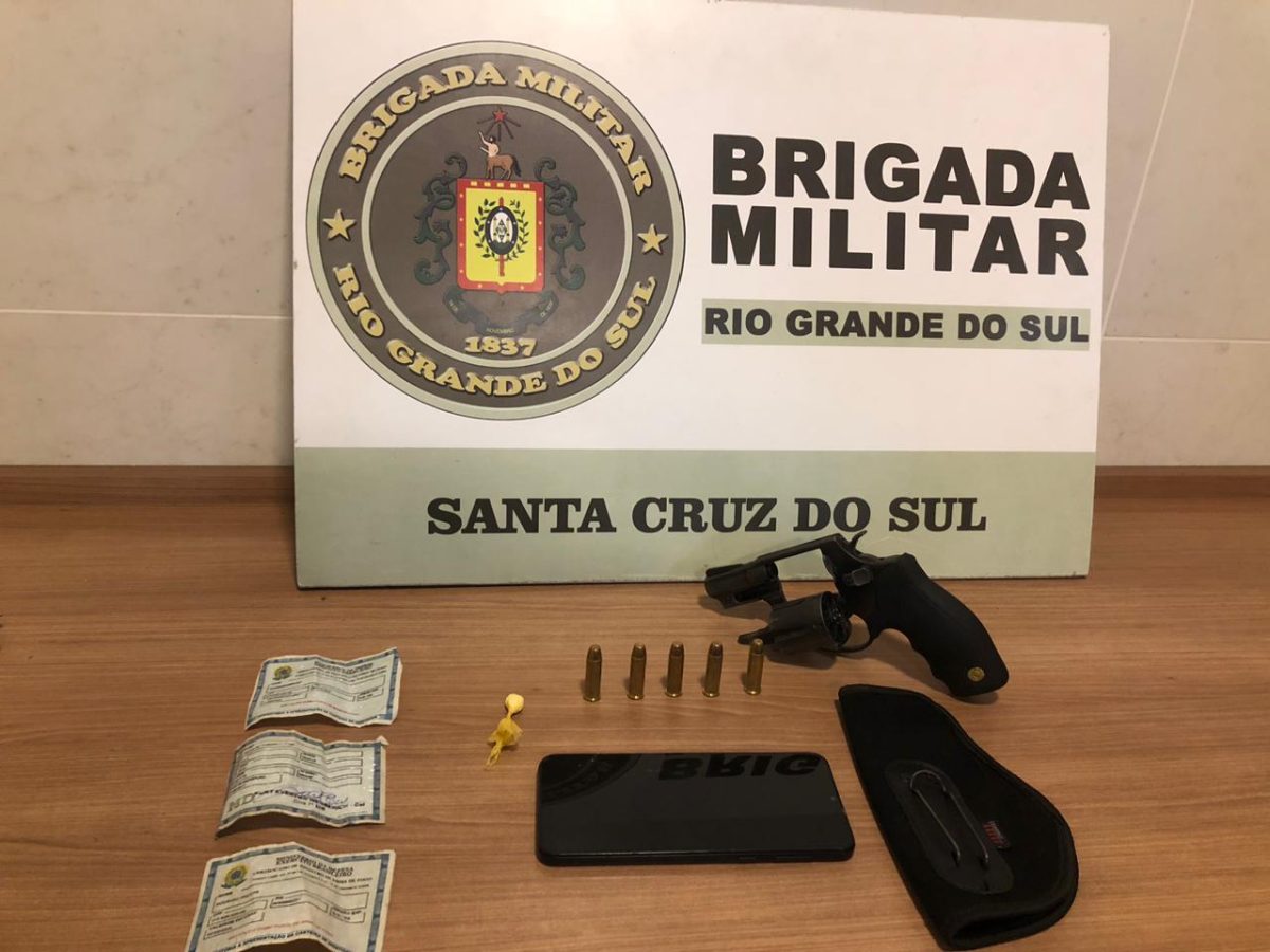 Homem é preso com revólver no Bairro Santa Vitória em Santa Cruz