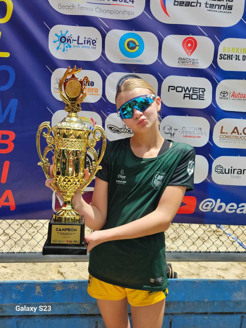 Giovanna Pick é campeã sulamericana de Beach Tennis - Portal Arauto