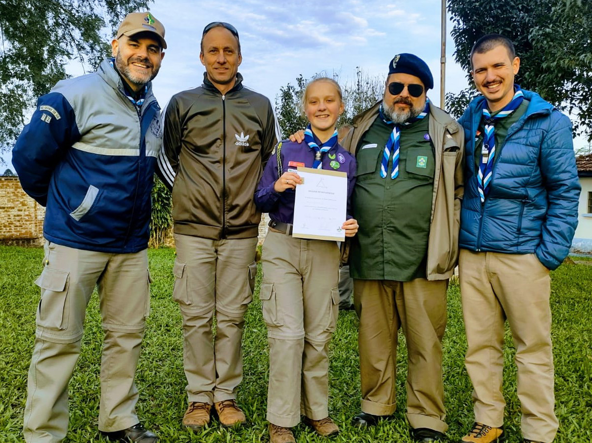 Vera-cruzense vai a evento que celebra os 100 anos de escotismo no Brasil