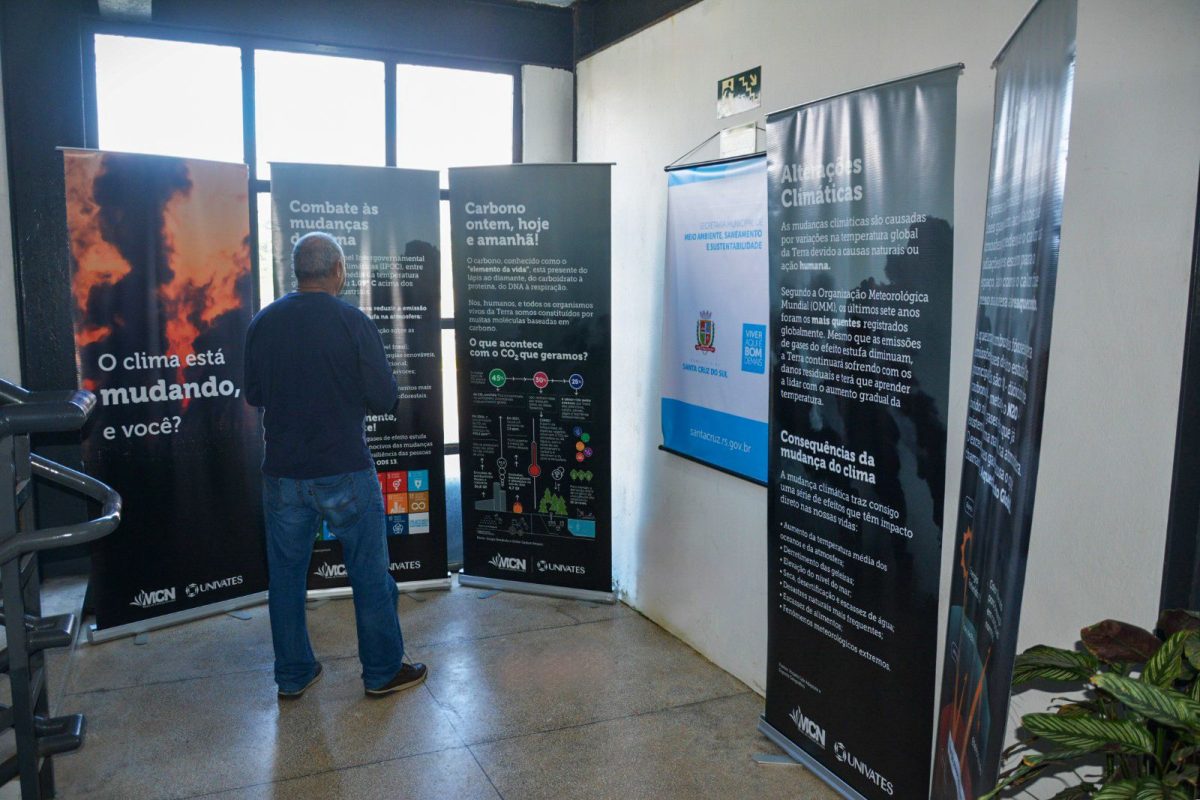 Santa Cruz exibe exposição “O clima está mudando, e você?”