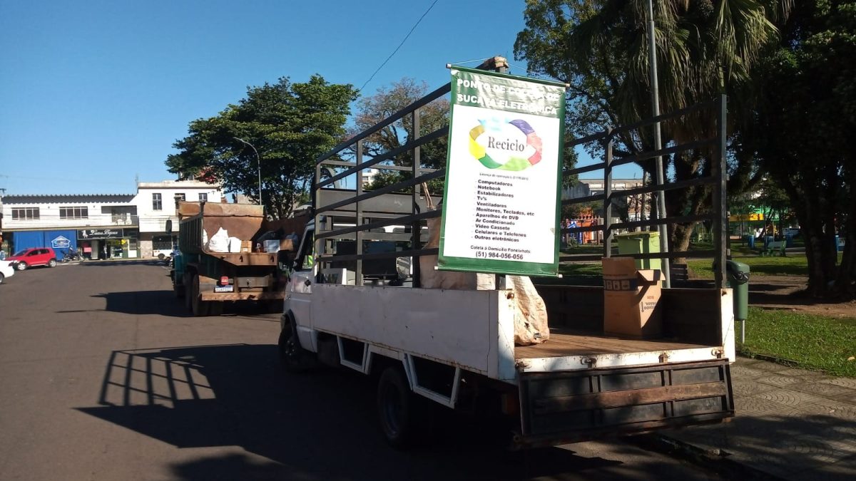 Venâncio Aires terá ação de recolhimento de lixo eletrônico e vidros neste sábado