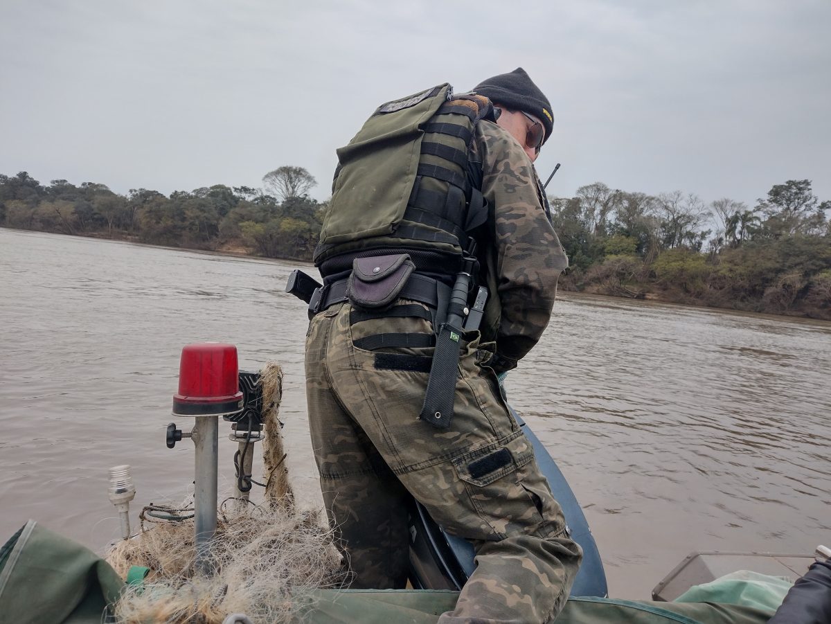 Batalhão Ambiental da BM realiza operação para combater pesca predatória