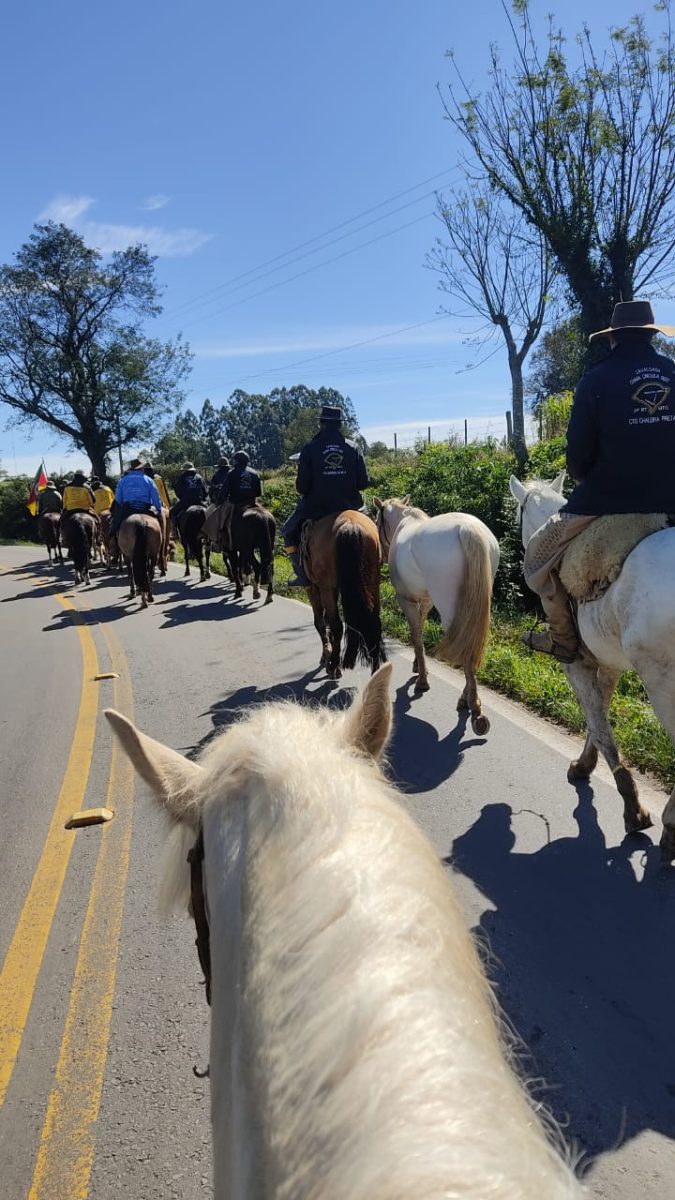 Cavalgada da Chama Crioula chega no domingo em Mato Leitão