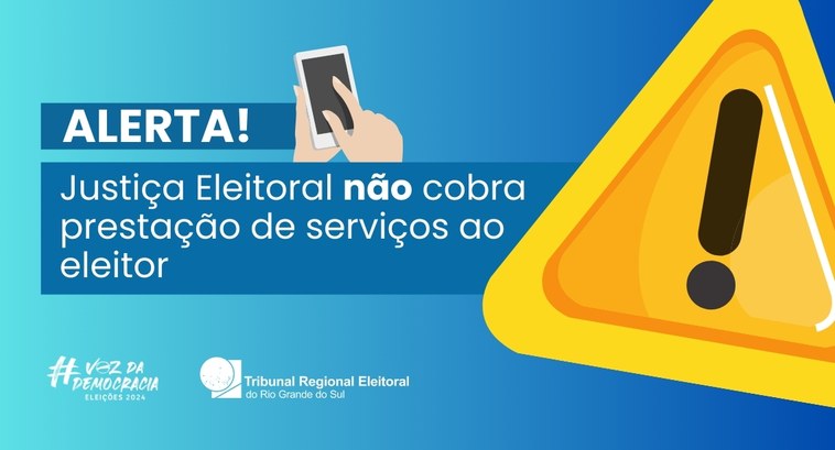 Justiça Eleitoral não cobra prestação de serviços ao eleitor