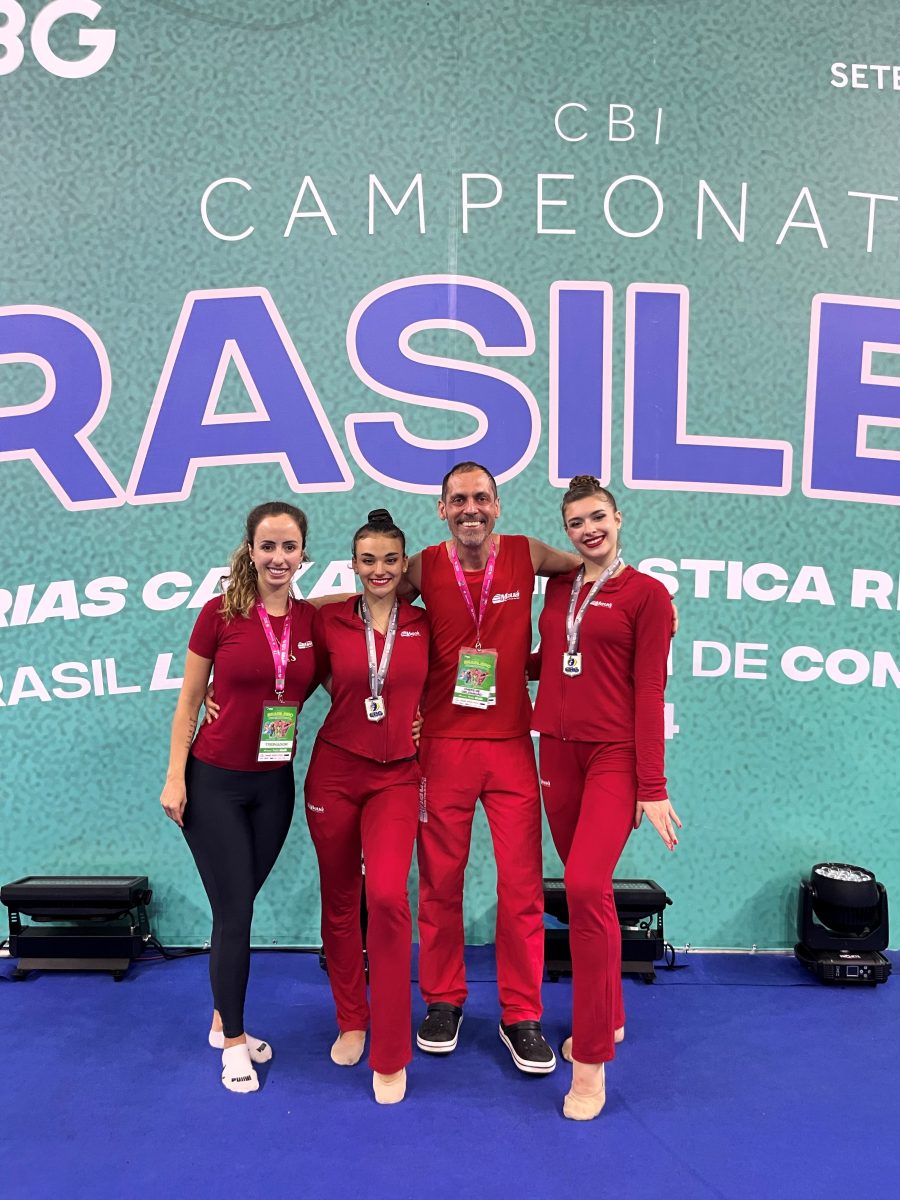 Santa-cruzenses são vice-campeãs brasileiras de ginástica rítmica