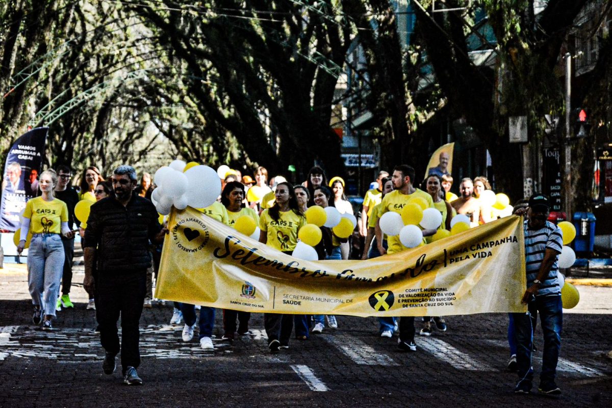 Caminhada pela vida alerta que saúde mental precisa de cuidados