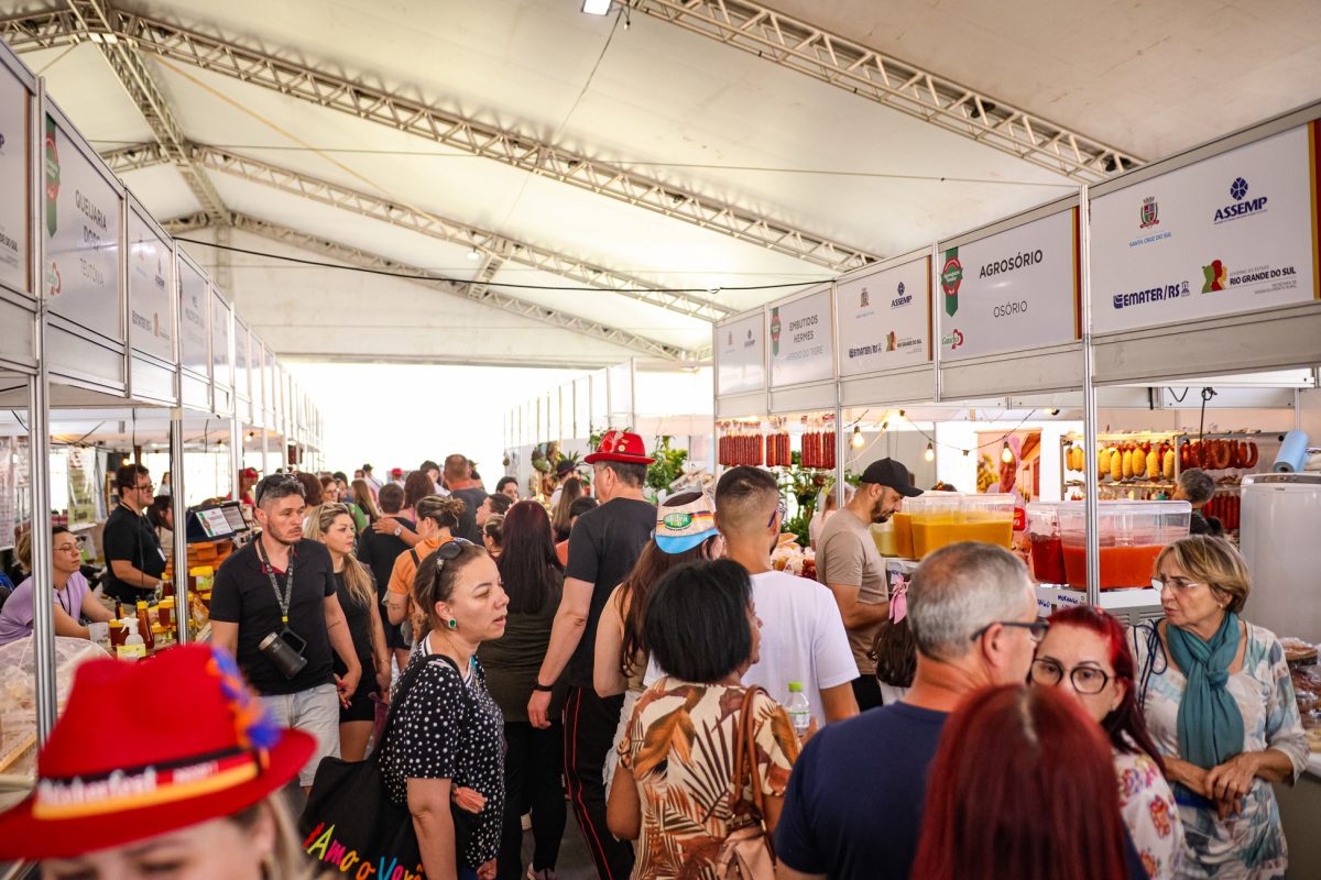 Feira da Agricultura Familiar da 39ª Oktoberfest registra crescimento de 85% nas vendas