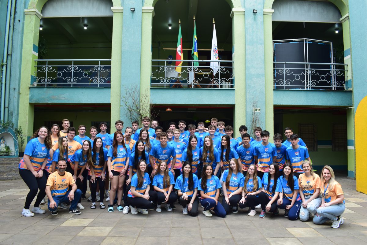 Estudantes do Colégio Marista São Luís participam de Olimpíada em Novo Hamburgo