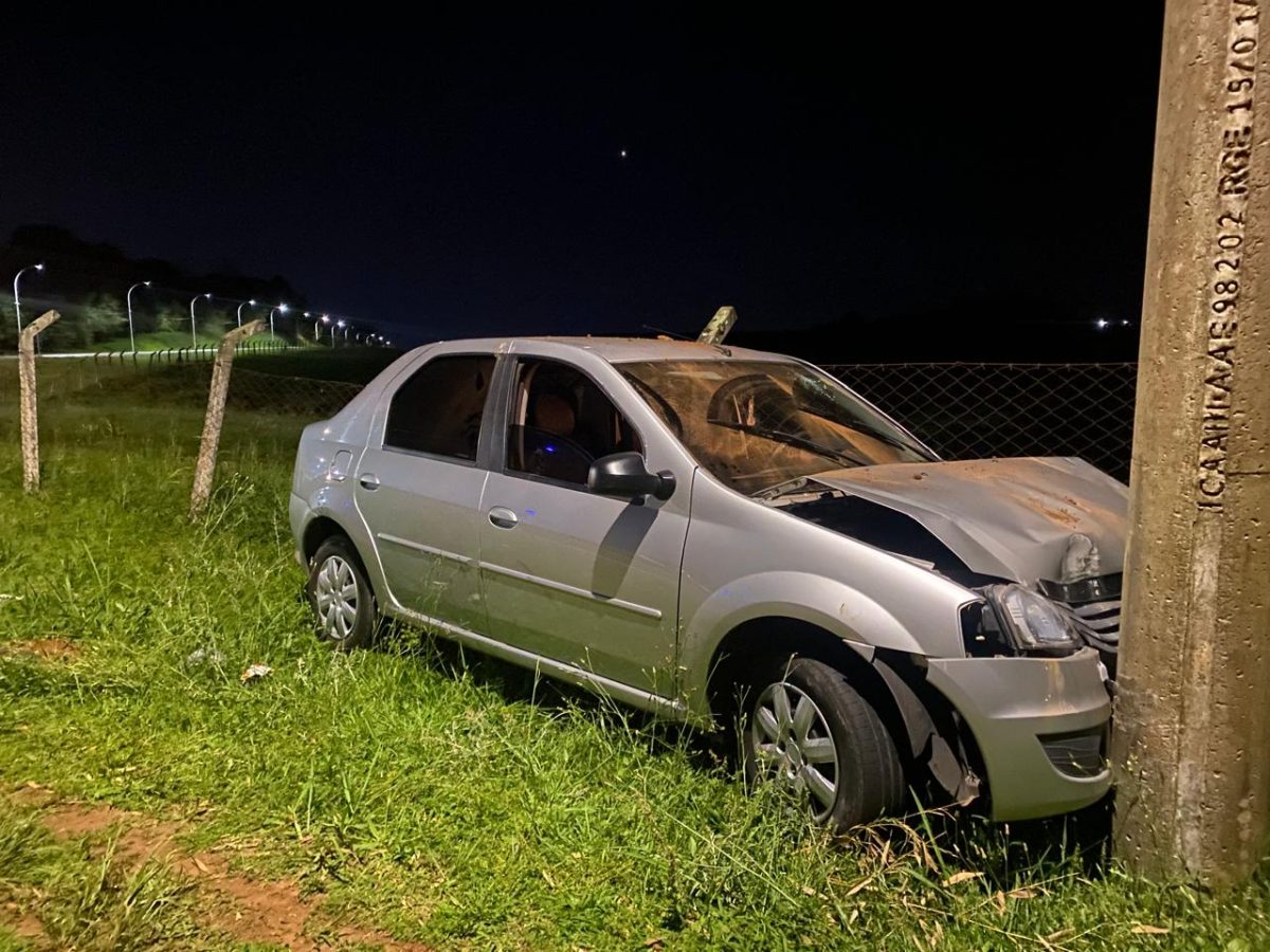 Colisão deixa uma pessoa ferida em Linha Santa Cruz