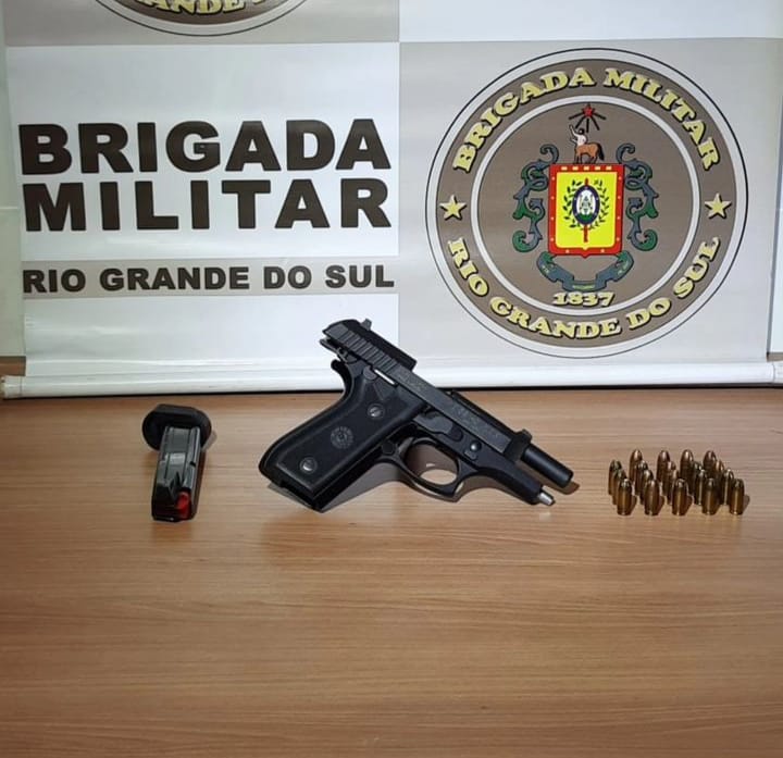 Brigada Militar prende homem por porte ilegal de arma de fogo em Vera Cruz