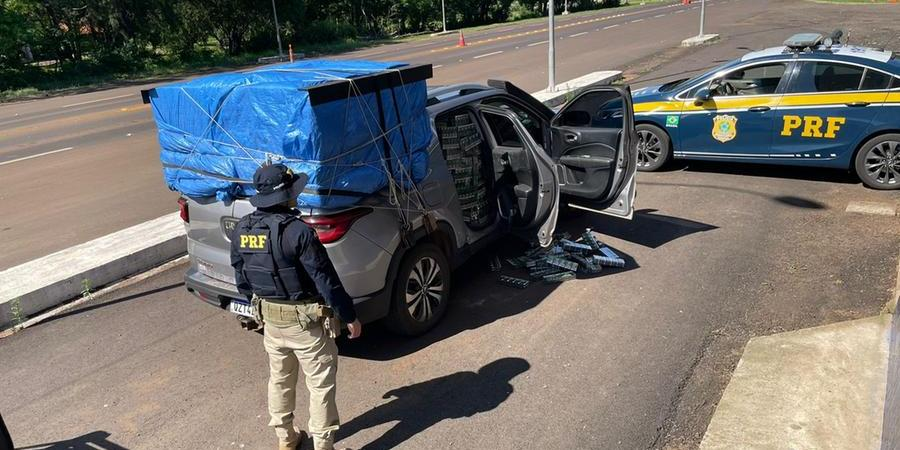 Morador de Venâncio Aires é preso com 32 mil maços de cigarros contrabandeados