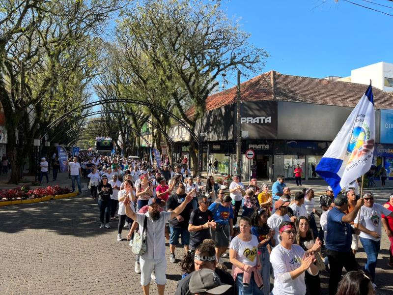 Marcha para Jesus será no próximo sábado em Santa Cruz