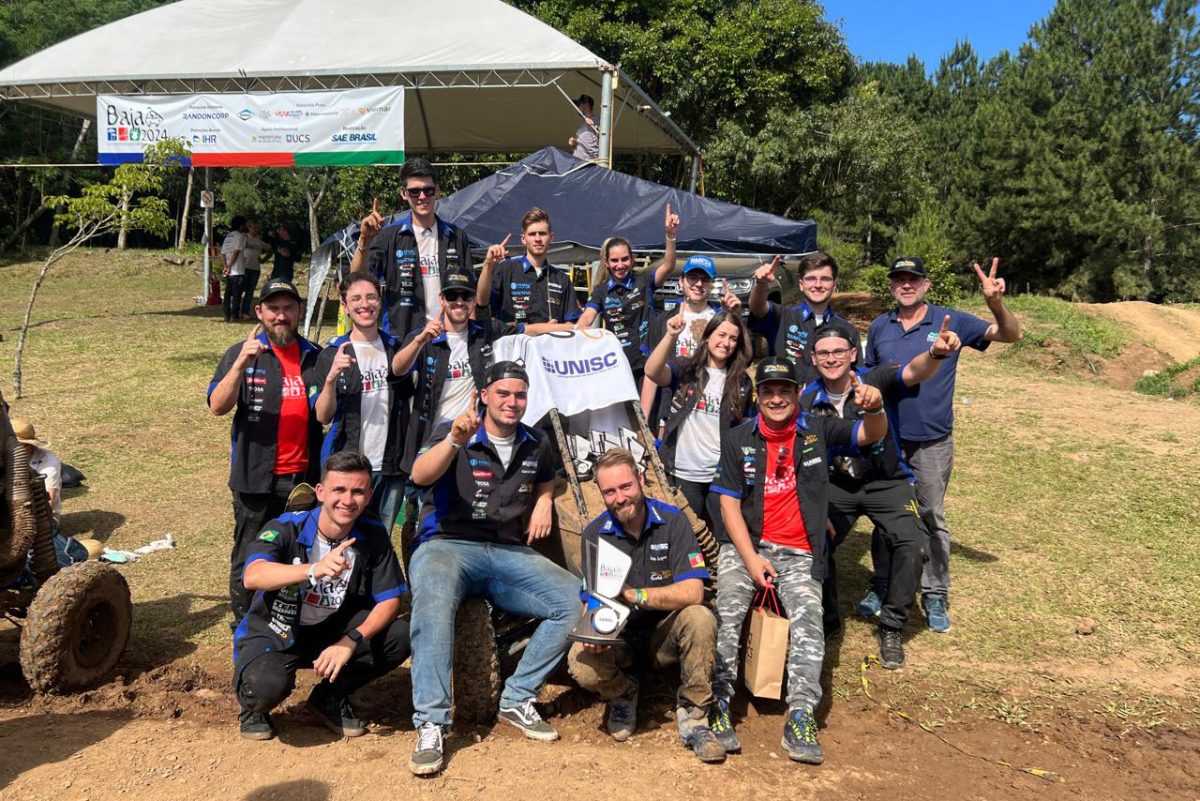 Baja de Galpão Unisc fica em 1º lugar geral no Baja SAE Brasil – Etapa Sul