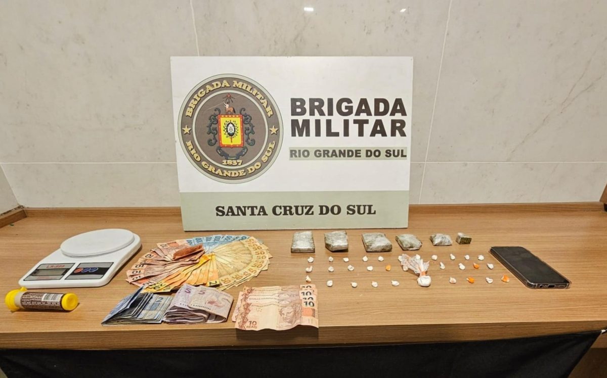 Homem e mulher são presos por tráfico de drogas em Santa Cruz