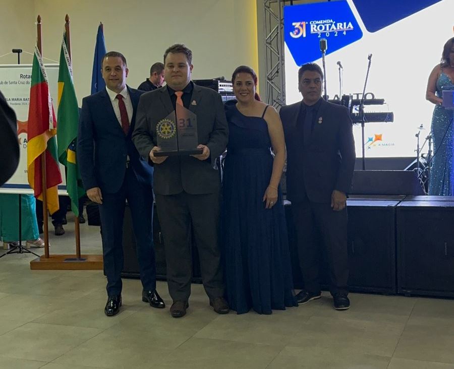 Arauto News recebe homenagem do Rotary Club Santa Cruz do Sul