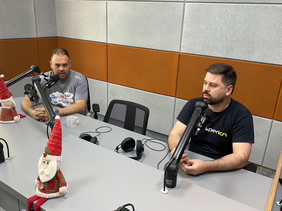 Rádio Revista – Coordenador do Grupo, Eliseu Pereira e Matheus Bulegon, Representante das Empresas do Bem