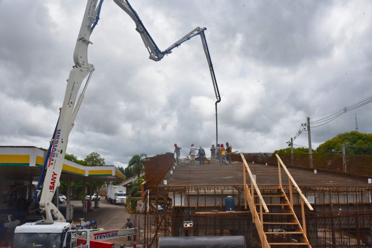 Consórcio começa concretagem da laje do primeiro tabuleiro do Viaduto do Arroio Grande