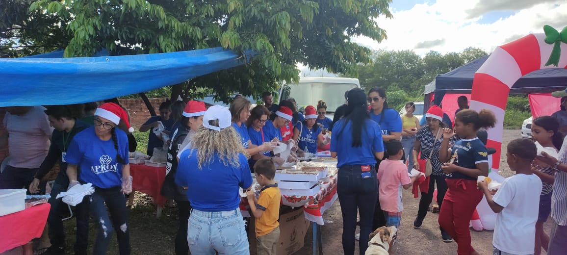 AALB realizou o 10° Natal infantil para crianças do bairro Beckenkamp